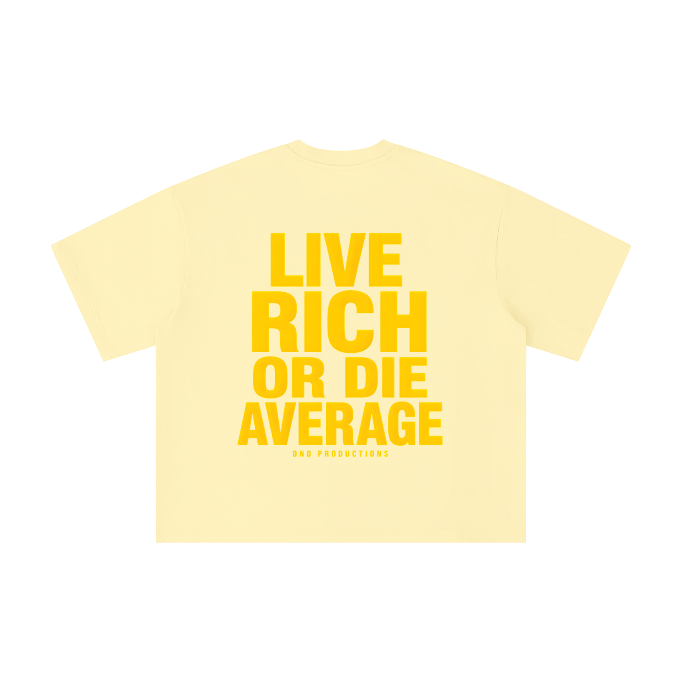 DND Yellow boxy T-Shirt